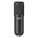 Tascam Dynamic Microphone for Broadcast Microphone for Professional Podcasting and Live Streaming (TM-70), Black
