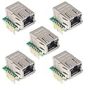 ACEIRMC W5500 SPI to LAN Ethernet Network Module TCP IP STM32 Interface 3.3V 5V for Arduino WIZ820io RC5 (5pcs)