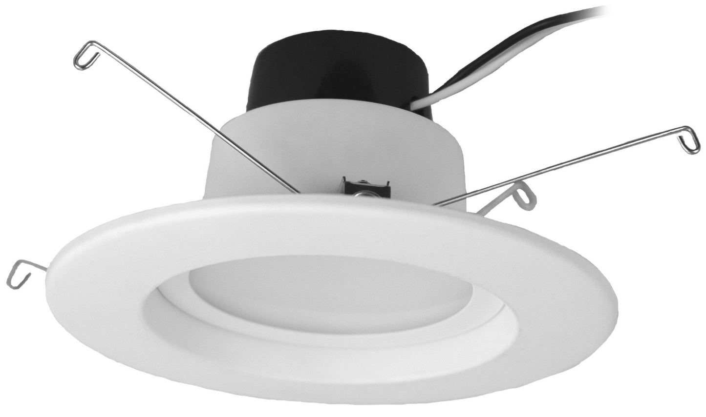 (Case of 2) TCP Elite 14W 5-6 Inch Recessed Downlight Retrofit Trim Kit in Warm White (85w Replacement, 3000K, E26 Base, Circle Shape, LED14DR5630K)