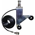 ACCESSORIES UNLIMITED - HEAVY DUTY SPARE TIRE ANTENNA MOUNT WITH 18 FEET OF COAX CABLE & QUICK ON PL259 FOR 2007 UP WRANGLER, RUBICON & LIBERTY