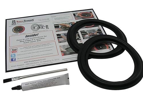 7" Rubber Edge Speaker Repair Kit Fits Yamaha Woofer RSK-7A (Pair)