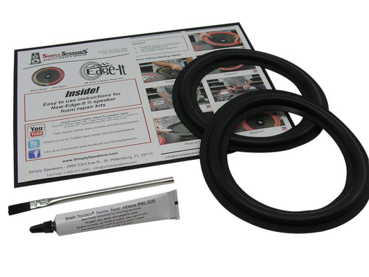 7" Rubber Edge Speaker Repair Kit Fits Yamaha Woofer RSK-7A (Pair)