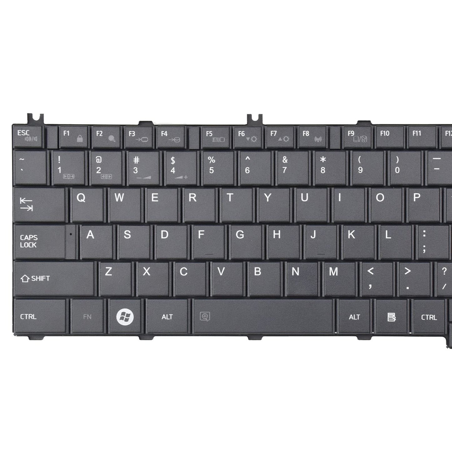 SUNMALL C655 Keyboard Compatible with Toshiba Satellite, Keyboard Replacement Compatible with Toshiba Satellite C655 L655 C755 L755 Series Laptop