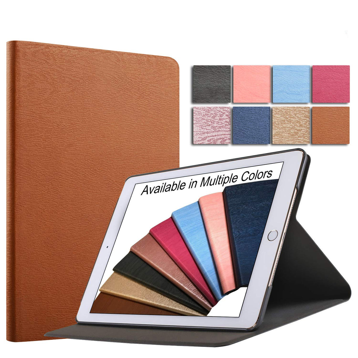 DuraSafe Cases for iPad PRO 9.7 Inch 2016 [ PRO 9.7 2016 ] A1673 A1674 A1675 MLMP2LL/A MM172LL/A MLMN2LL/A MLMW2LL/A Tree Texture Folio Smart Cover