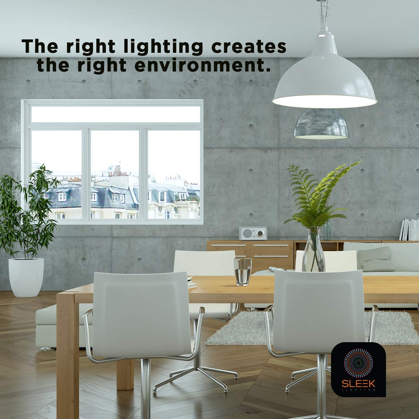 SLEEKLIGHTING E26 Standard Screw Base 13W Spiral CFL Light Bulb Warm White