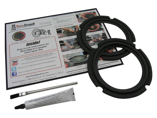 Simply Speakers 6.5 Inch Foam Speaker Repair Kit Compatible with JBL Control 5, Pro 8, TLX-121, FSK-6.5JBL (Pair)