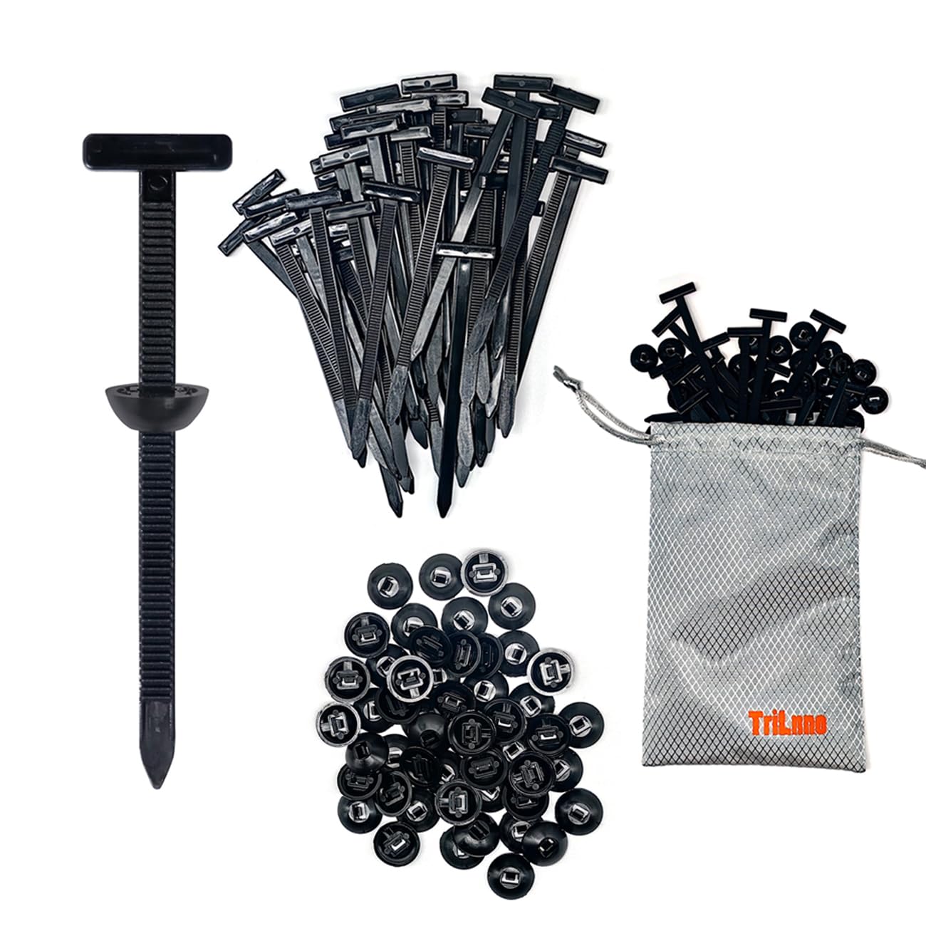 Nylon Universal Cable Tie Buckle,Heavy Duty Self-Locking Black Zip Ties Holder for Indoor and Outdoor Use,cable ties management Tool