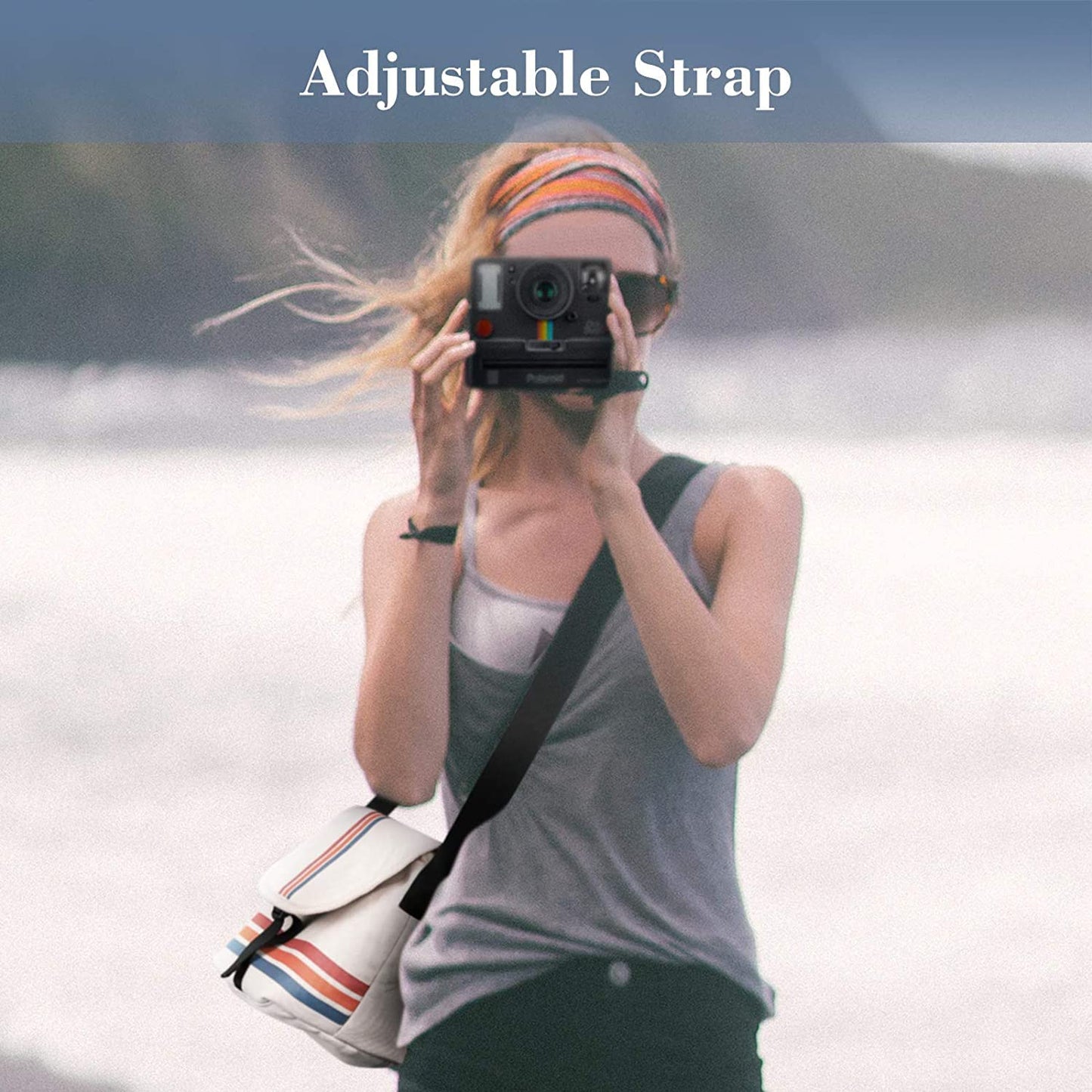 FINTIE Crossbody Camera Bag Compatible with Polaroid Now+ Generation 3rd/2nd/1st I-Type, Polaroid Flip, OneStep 2 VF, I-2 Instant Film Camera Travel