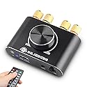 X50H Bluetooth Amplifier 50W+50W Power Output with Remote Control, 2.0 Stereo Bluetooth Amplifier, Using TPA3116D2 HiFi Chip, (Includes a 19V4.74A DC