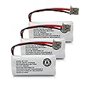 GEILIENERGY BT-1021 BBTG0798001 Compatible with Uniden BT-1021 BT-1025 BT1021 BT-1008 BT-1016 Cordless Handset Phone Rechargeable Battery (3-Pack)