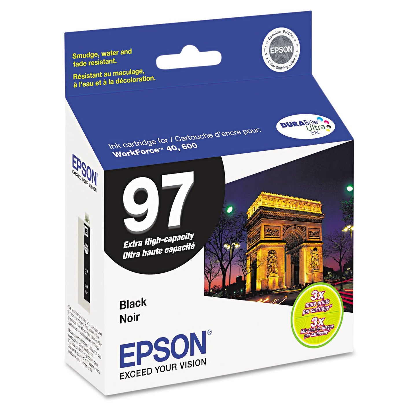 Epson T097120-S DURABrite Ultra 97 Extra High-capacity Inkjet Cartridge -Black