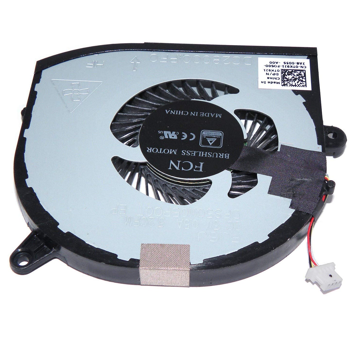 New OEM CPU Cooling Fan for DELL XPS 15 9560 DC28000IPF0 TK9J1 (Right)