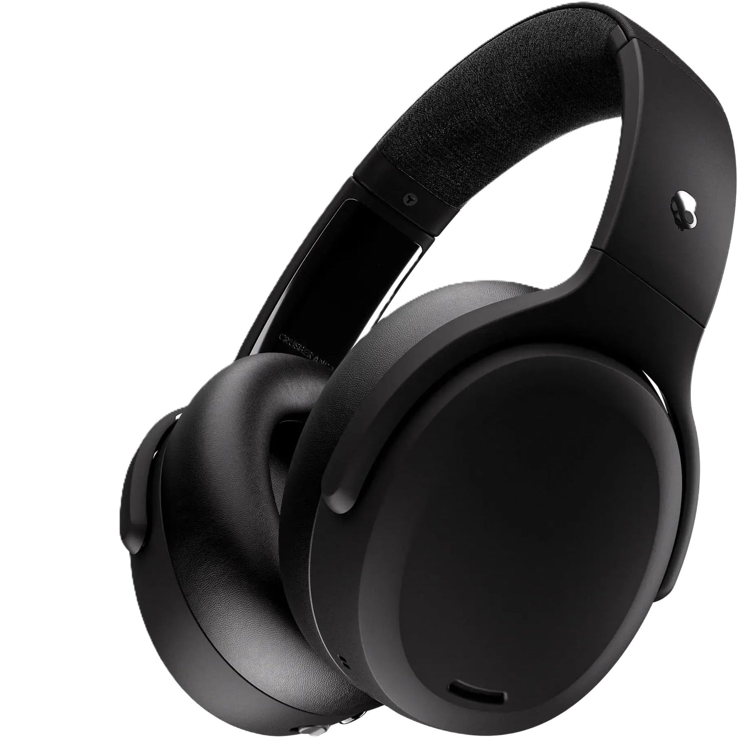 Skullcandy Crusher ANC 2 Sensory Bass Headphones with Active Noise Canceling, Protective Carrying Case and Charging Cable Bundle - True Black