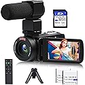 Video Camera, 1080P 30MP Camcorder IR Night Vision Vlogging Camera for YouTube,3.0" LCD Screen 18X Digital Zoom Recorder Camera with Remote Control