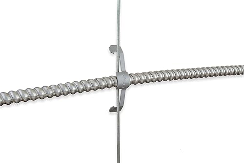 Prime Cable Management Conduit Cable Support Clip to Ceiling Wire, Threaded Rod & Flanges. Heavy Duty Spring Steel Clip 50 Pack