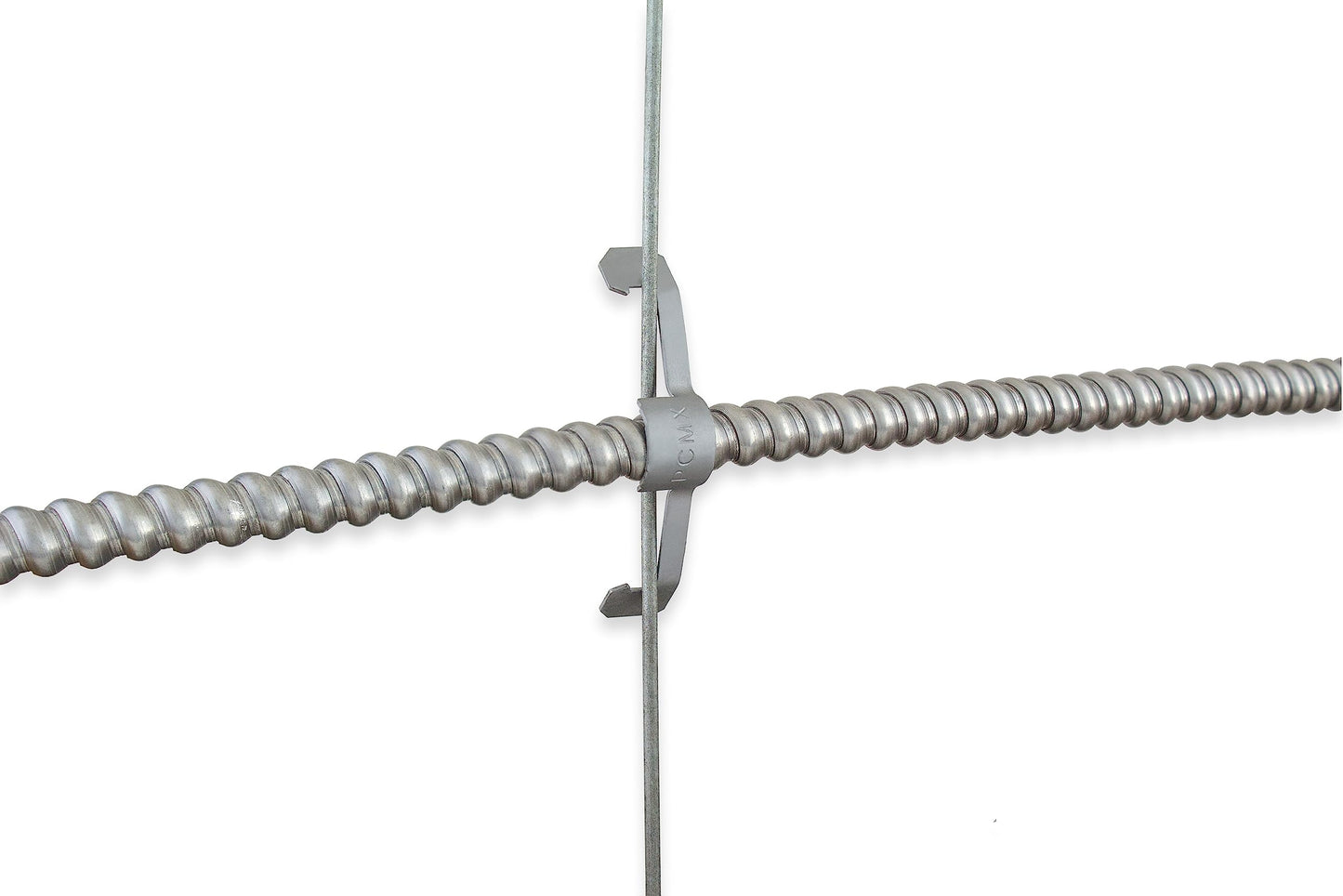 Prime Cable Management Conduit Cable Support Clip to Ceiling Wire, Threaded Rod & Flanges. Heavy Duty Spring Steel Clip 50 Pack