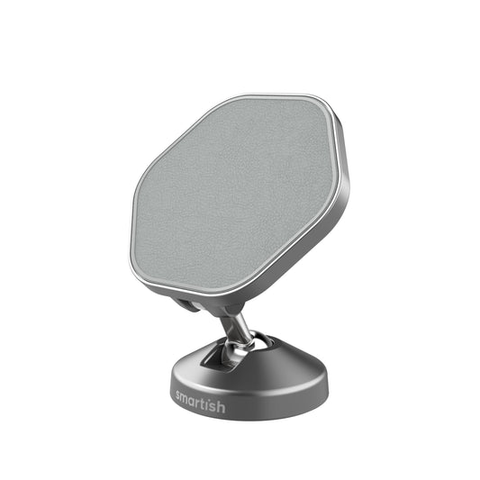 Smartish® MagSafe Mountaineer Car Mount - Compatible w/Apple iPhone 17/16/15/14/13 - Magnetic Stick on Adhesive Phone Holder - Extra Strength Magnet