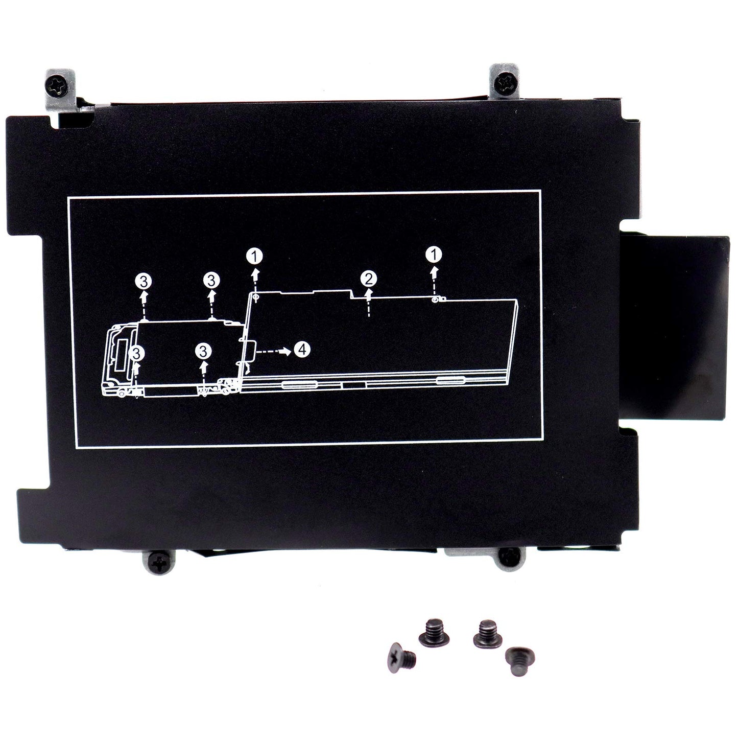 Deal4GO 2.5" SATA Hard Drive Caddy HDD Bracket 732680-001 766644-001 Replacement for H P ZBook 14 G3 ZBook 14 G4 ZBook 15U G4 Elitebook 845 G3 845 G4