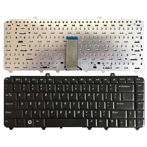 Laptop Replacement Keyboard Fit Dell Inspiron 1400 1520 1521 1525 1526 1540 1545 1420 1500 XPS M1330 M1530 NK750 PP29L M1550 US Layout (Black)