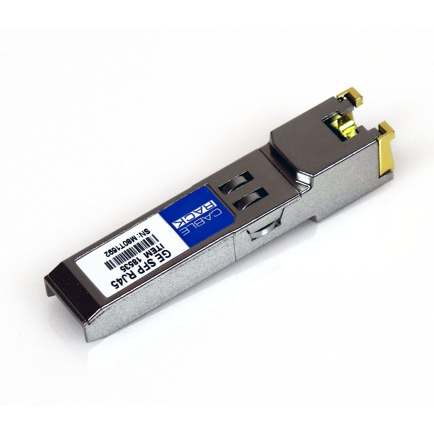 CablerRack Transceiver Module Compatible with Cisco® GLC-T SFP-GE-T 1.25Gbs Gigabit RJ45 Copper 1000BaseT SFP 10 Pack
