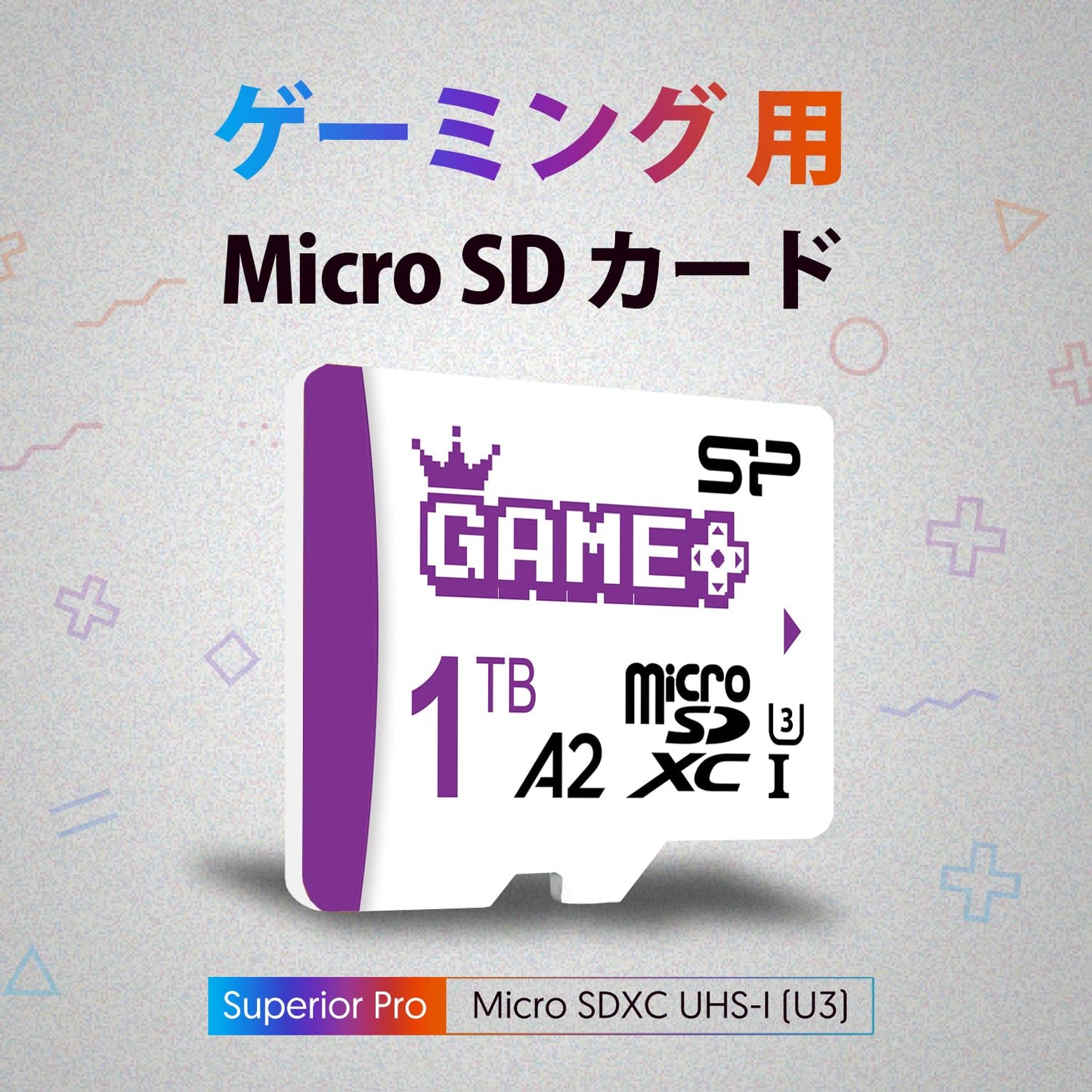 Silicon Power 1TB Superior Gaming Micro SDXC UHS-I (U3), V30 4K A2,High Speed MicroSD Card with Adapter, Design for Steam Deck, ROG Ally