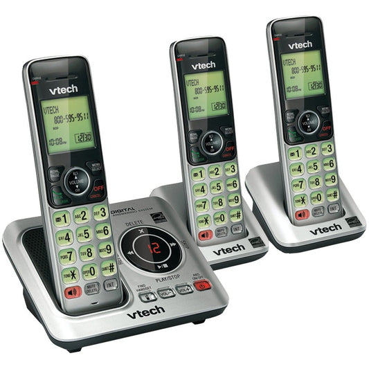 VTEVTCS66293 - VTECH VTCS6629-3 DECT 6.0 Expandable Speakerphone with Caller ID (3-Handset System)