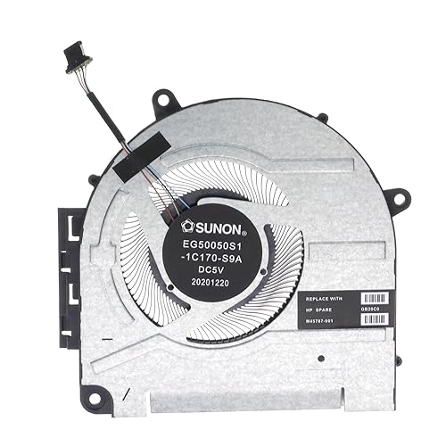 Replacement GPU Cooling Fan for HP Envy 17-CH 17M-CH EG50050S1-1C170-S9A M45787-001