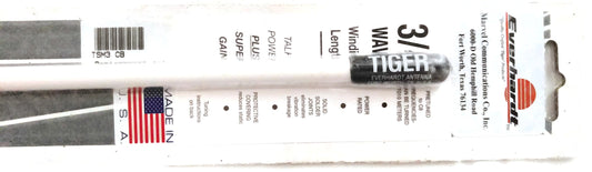 Everhardt TSM3-W 3/4 Wave 3 ft Fiberglass œSuper Flex CB Radio Antenna - White