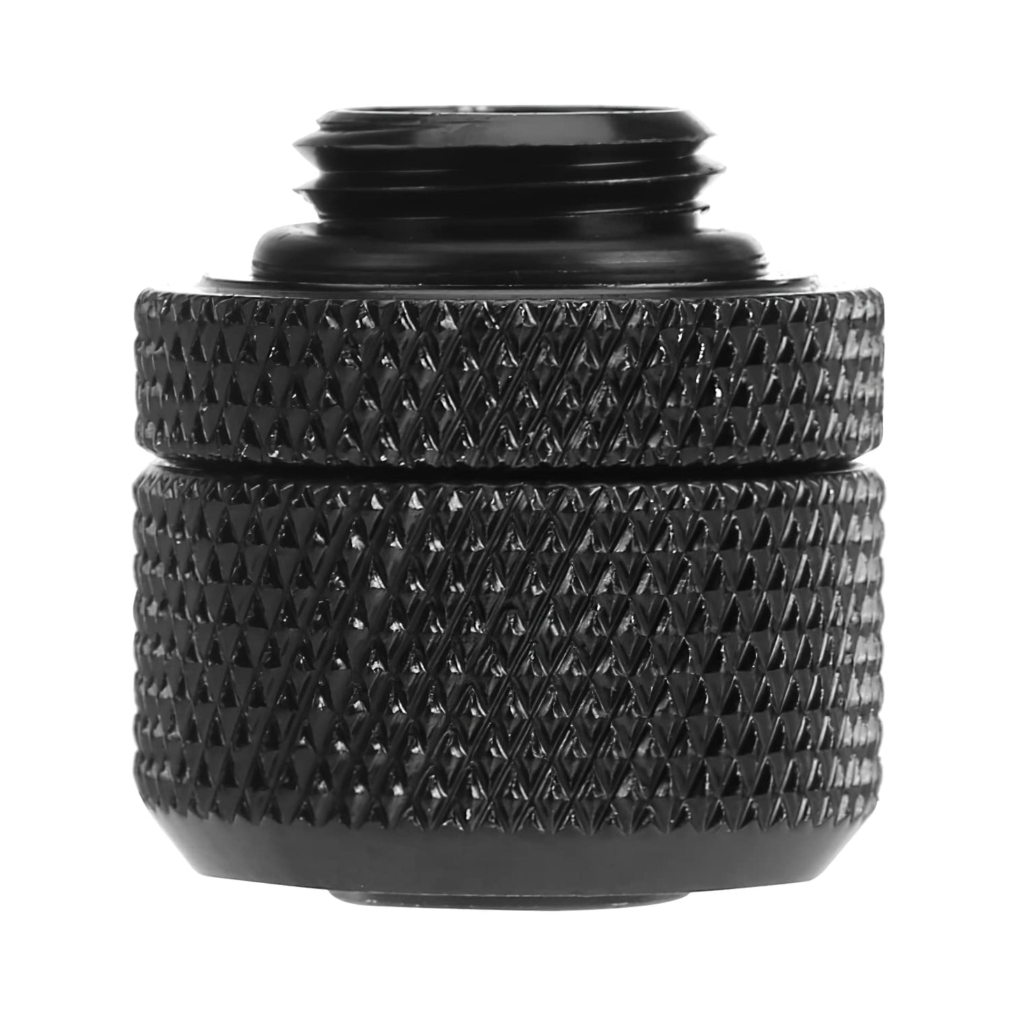 greenDracaena Dracaena.io 6 Pack G1/4" Thread to 3/8" ID, 5/8" OD Compression Fitting for Soft Tubing, Soft Tube Connectors for Computer Water Cooling