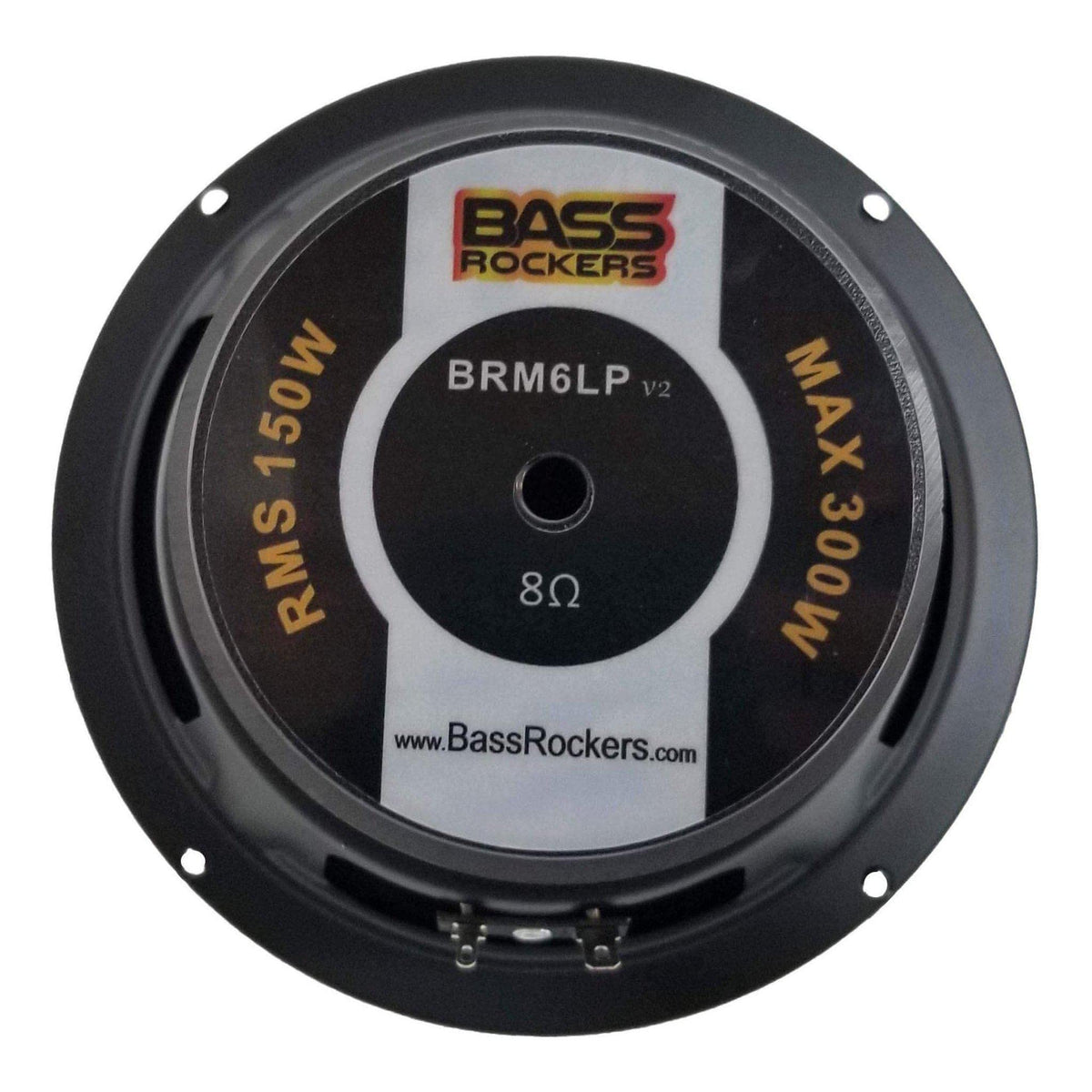 Bass Rockers 6.5" 300W High Performance Mid-Range Car Speaker - BRM6LPv2