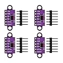 ALAMSCN VL53L0X Time-of-Flight (ToF) Laser Ranging Sensor Breakout VL53L0XV2 Laser Flight Distance Measurement Module I2C IIC for Arduino(Pack of 4)
