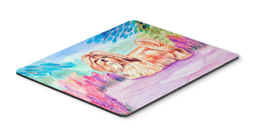 Caroline's Treasures 7136MP Shih Tzu Mouse Pad, Hot Pad or Trivet for Home Office Gaming Working Computers Laptop Mouse Mat,Washable Large Mousepad