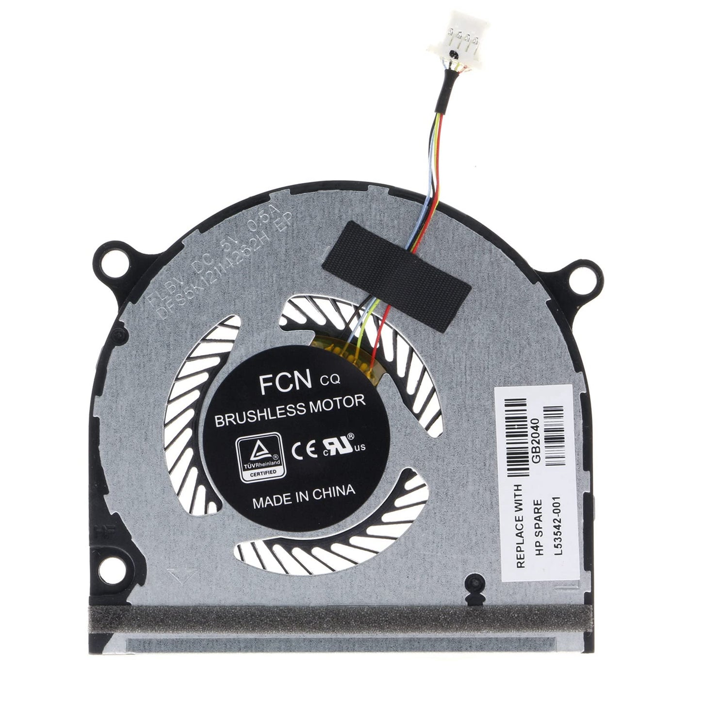 Replacement CPU & GPU Cooling Fan for HP Envy X360 15-DS 15-DR 15M-DS 15M-DS0011DX 15-DS1063CL 15-DS1077NR L53542-001 L53541-001 L53867-001