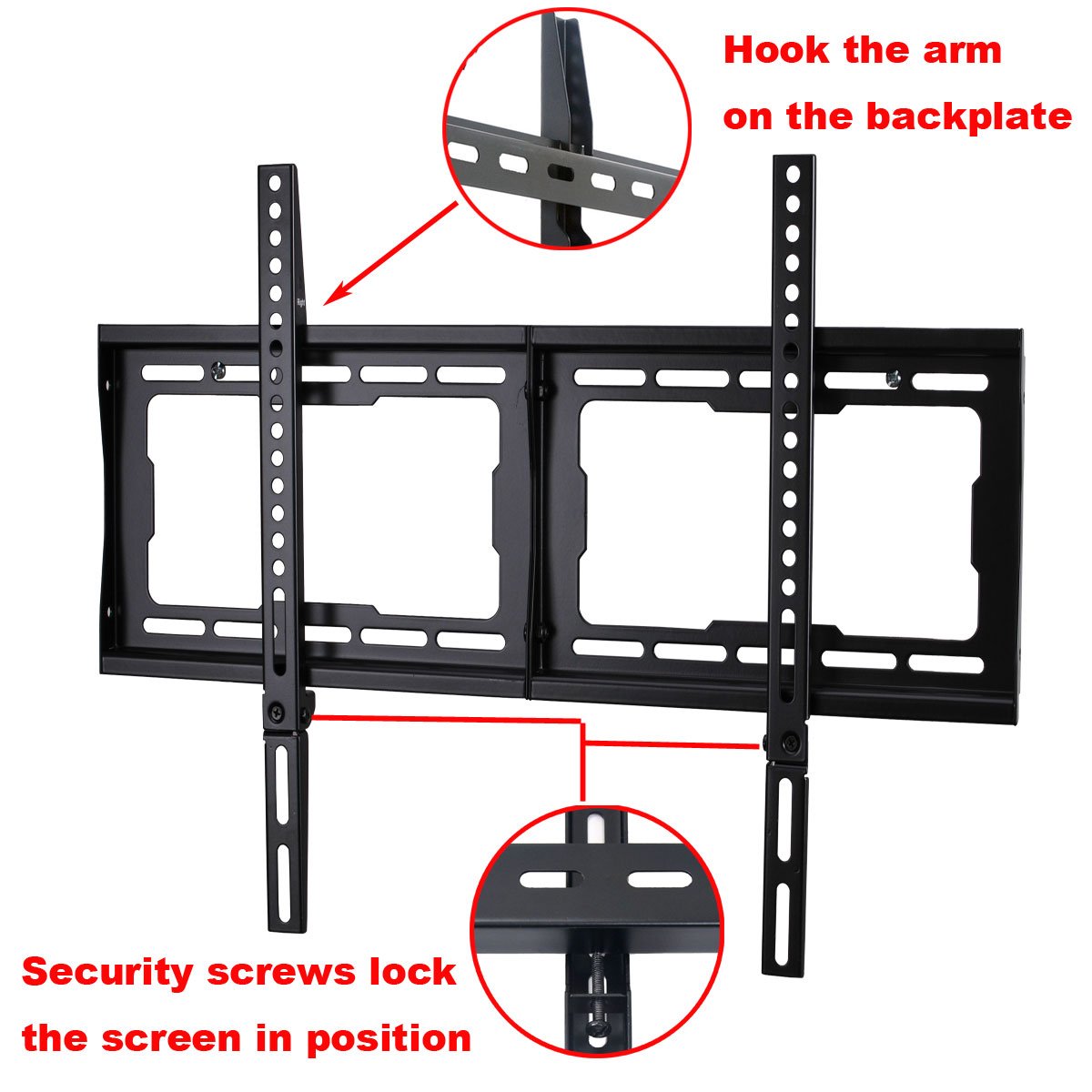 VideoSecu TV Wall Mount Fits LG LG42PG20 42LG60 42LG70 42LGX 42SL80 42LH40-UA 42LH30 42LBX 47LG50 47LG60 47LG70 47LGX 47LG90 47LH90 47SL80 47LH85