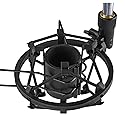 SUNMON Mic Shock Mount Holder for Diameter 28mm-31mm Dynamic Microphone to Reduces Vibration and Shock Noise, Suitable for AT2005-USB, XM1800S, E835