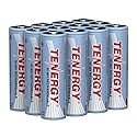 Tenergy AA Rechargeable Battery, High Capacity 2500mAh NiMH AA Battery, 1.2V Double A Batteries, 12 Pack