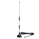 Bingfu 20-1300MHz Police Scanner Antenna Magnetic Base HF VHF UHF Two Way Ham Radio BNC Male Antenna Compatible with Uniden Bearcat Whistler Radio