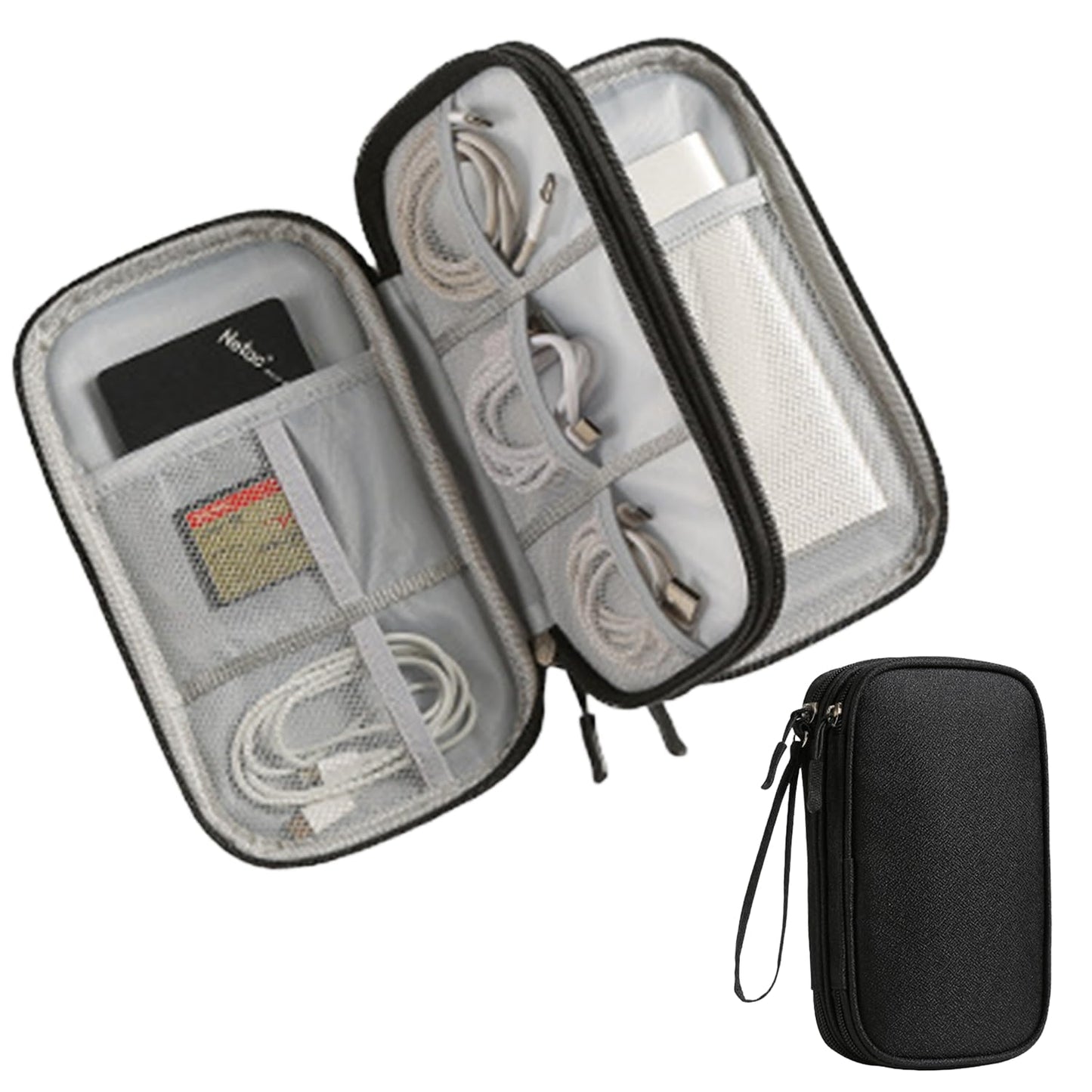 vigorm Data cable storage bag, charger, portable power bank, charging cable bag box, digital organizer bag