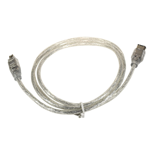 HQRP IEEE 1394 4pin to 6pin Cable Cord Compatible with Panasonic PV-DV103 PV-DV200 PV-DV201 PV-DV953 Camcorder
