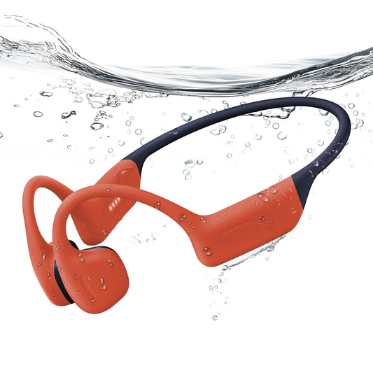 Full-Coverage Liquid Silicone Swimming Headphones, IP68 Waterproof Underwater Headphones, Bluetooth 6.0&MP3 with 32GB Memory Card
