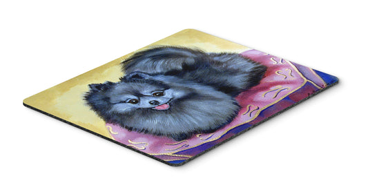 Caroline's Treasures 7503MP Pomeranian Mouse Pad, Hot Pad or Trivet for Home Office Gaming Working Computers Laptop Mouse Mat,Washable Large Mousepad