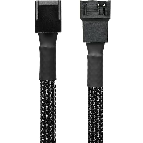 CRJ Enterprise Full 4-Pin PWM PC Fan Adapter Cable for Server and Workstation Motherboards (1-Pack)
