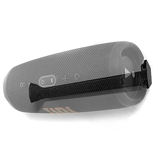 Spartan Mounts Compatible with JBL Charge 5 Bluetooth Speakers | Low Profile Wall Mount Anywhere Design for Home, Office, Studio, Garage, Dorm, Patio