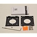 TABcare Anti-Theft Low Profile Light Duty VESA 75mm Mini Wall Mount Kit (Black)