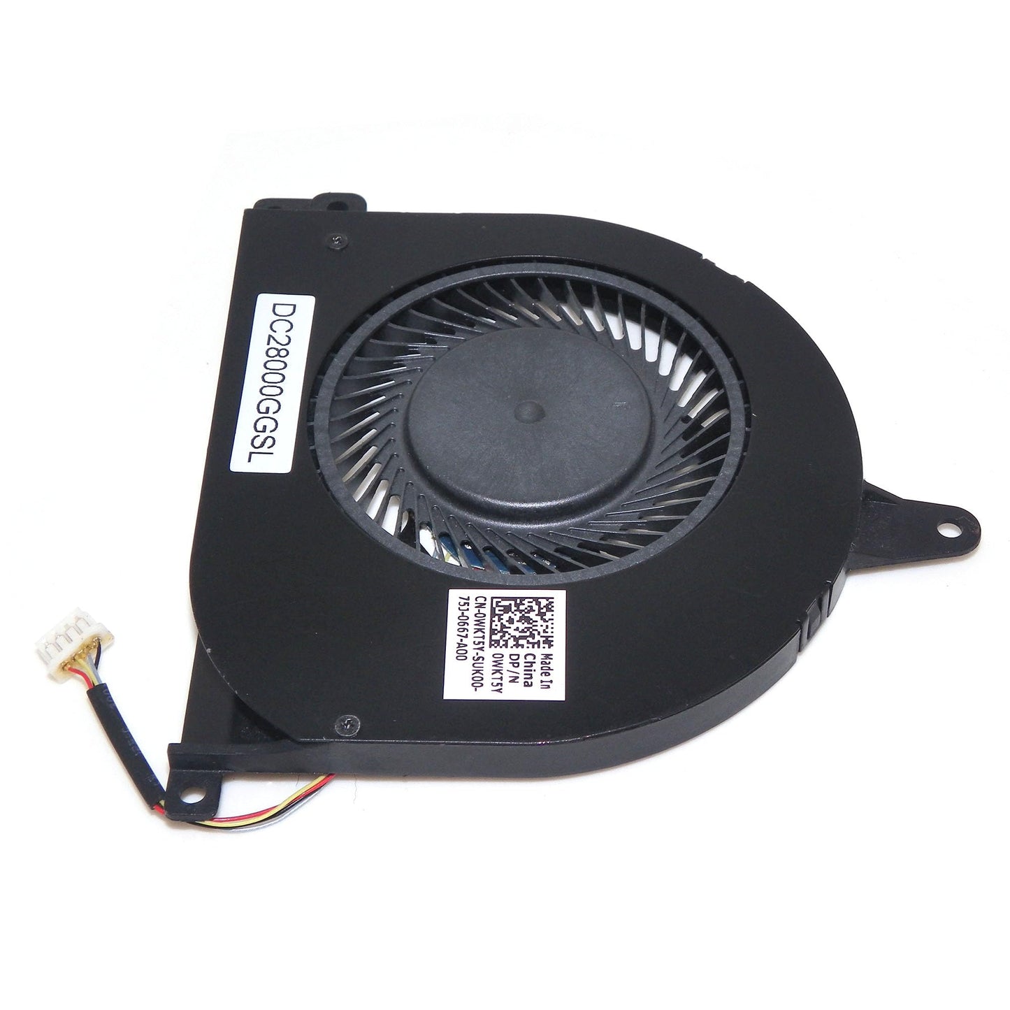 Replacement CPU Colling Fan for DELL Latitude E5470 P62G 0WKT5Y, WKT5Y, DC28000GGSL, EG50050S1-C780-S9A
