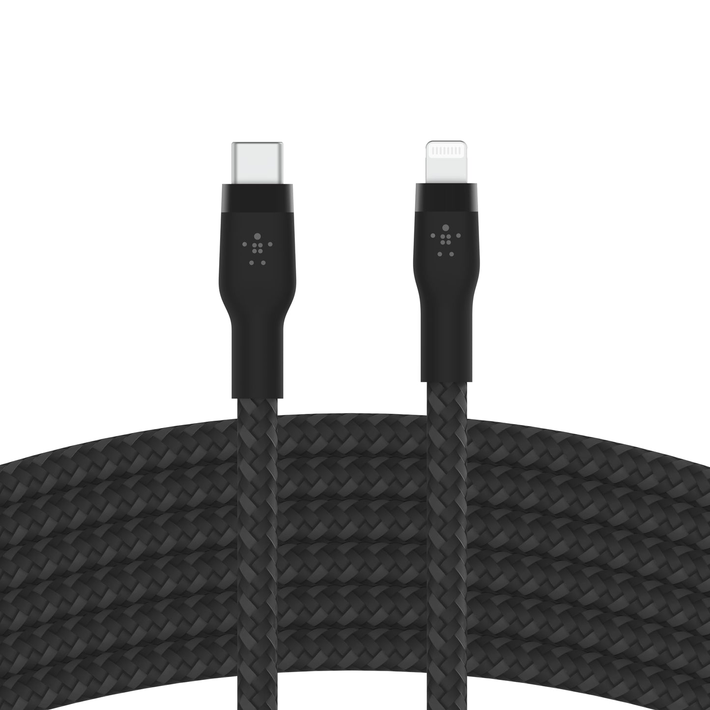 Belkin BoostCharge Pro Flex Braided USB Type C to Lightning Cable (3M/10ft), MFi Certified 20W Fast Charging PD Power Delivery for iPhone 14, iPhone…
