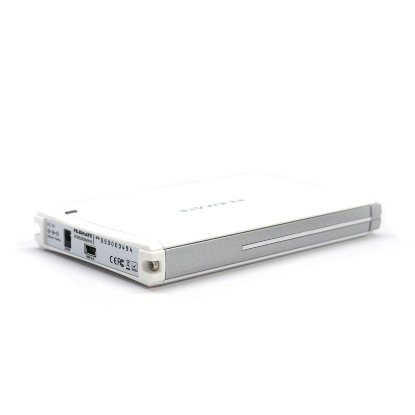 Wintec Filemate 2.5-Inch USB 2.0 External Hard Drive Enclosure, White (HDG-SU2-W-FM)