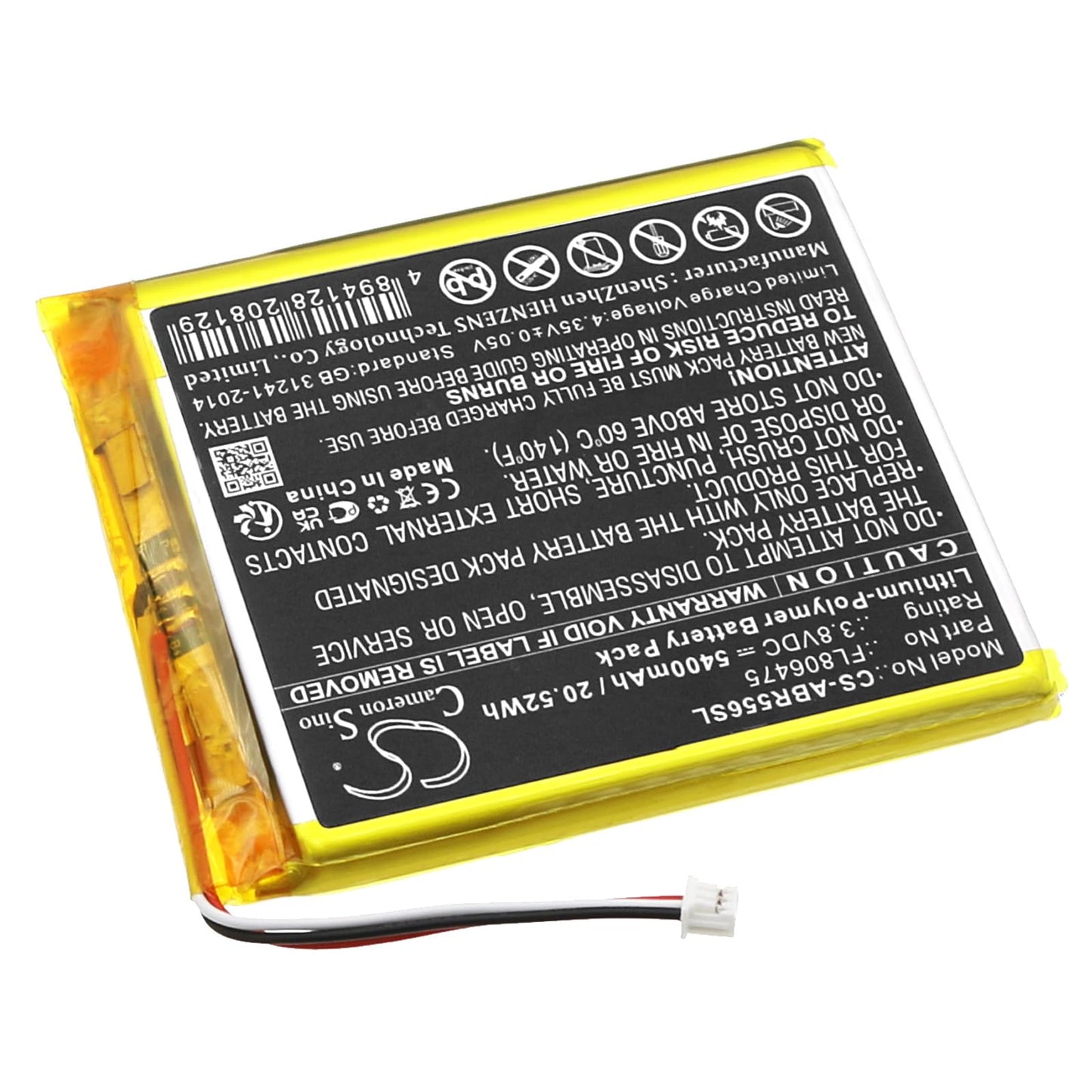 CS Cameron Sino 5400mAh / 20.52Wh Replacement Battery for Anbernic RG556, FL806475