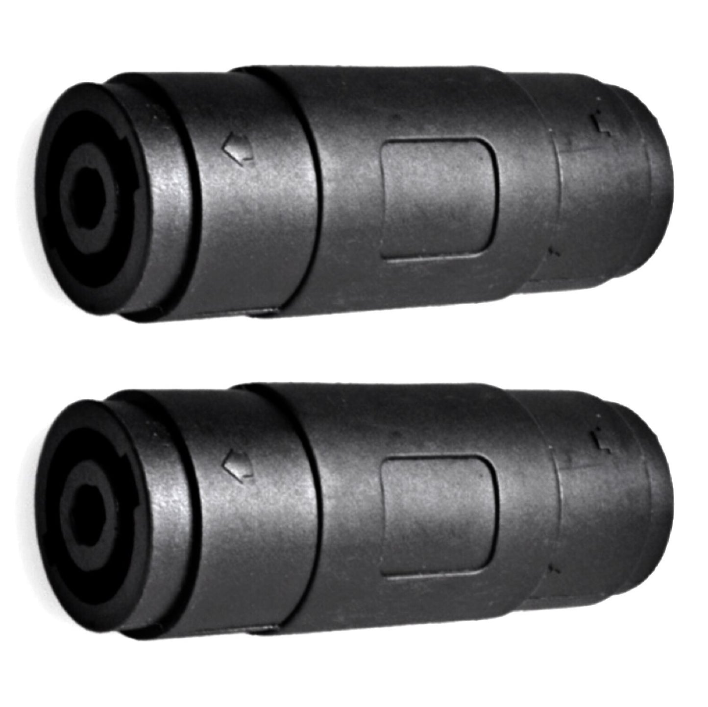 Speakon Compatible Female Coupler, 4 Pole Twist Lock Speaker Connector, 2 Pack