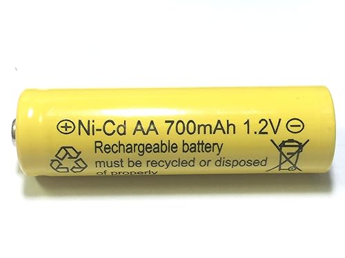 RELIGHTABLE 700mah AA NiCd 1.2v Rechargeable Batteries Garden Solar Ni-Cd Light LED S (Pack of 20)